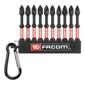 FACOM END.JP101 - Комплект битове за отвертки (10 бр.)