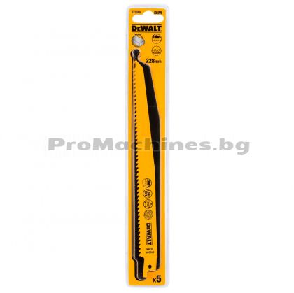 Биметален нож 305 мм. за дърво за саблени триони - Dewalt DT2350 