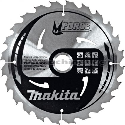 Диск за циркуляр за дърво 235х30 Т24 - Makita 