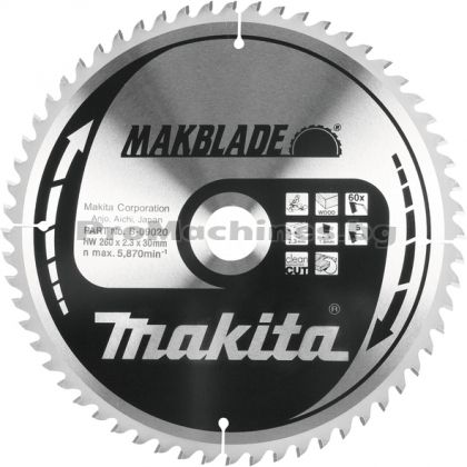 Диск за циркуляр за дърво 260х30 Т80 - Makita 