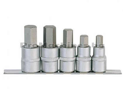 Вложки 1/2 шестограм 10-19мм 5бр - Force 4056 