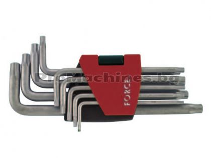 Шестограми TORX с отвор Т6Н-Т60Н 15бр - Force 5151T 