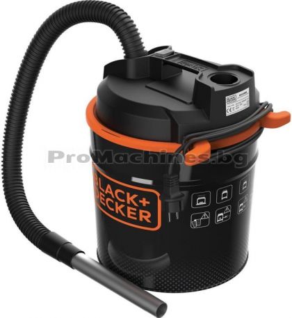 Прахосмукачка за пепел 900W 18л - Black&Decker 