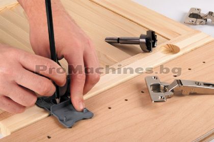 Шаблон за отвори за панти 26-35мм - Wolfcraft 