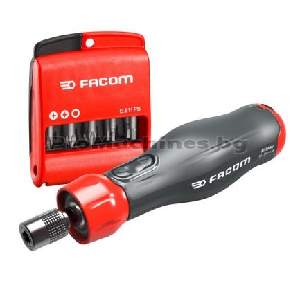 Комплект електрически отвертки и битове Facom ATPA4V.J12IPB E-ProTwist 4V Power Assist – индустриален