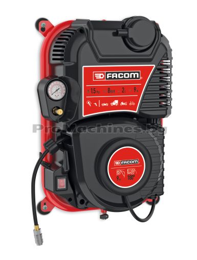 Компактен и мощен стенен компресор Facom 2l