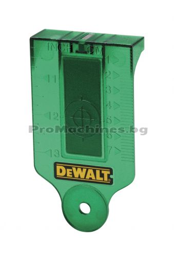 Локационна плочка - мишена за зелен лазер Dewalt DE0730G