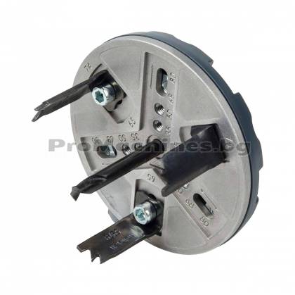 Трион кръгов със сменяеми ножове 35-80мм регулируем универсален -  Wolfcraft AH-UN