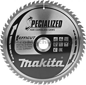 Диск за циркуляр 305х30 60Т - Makita B-67256 