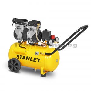 Компресор за въздух безмаслен тих 24л 8bar 150л/мин - Stanley SXCMS1324HE 