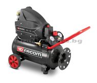 Kомпактен маслен компресор на Facom с директно задвижване 24l