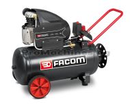 Въздушен компресор Facom 50l с интегрирана макара