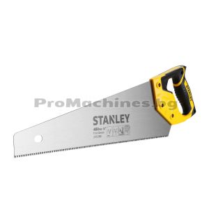 Трион ръчен за дърво със закалени зъби 450 мм, 11 зъба/инч - Stanley