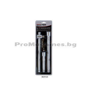 Удължители и върток Т-дръжка 1/2 4бр - Bolter XG53123 